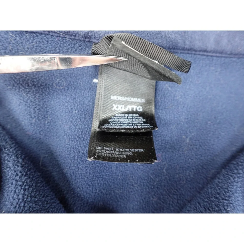 The North Face Softshell Jacket Mens XXL Navy Blue C687 Windproof